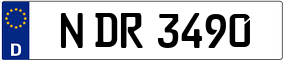 Truck License Plate